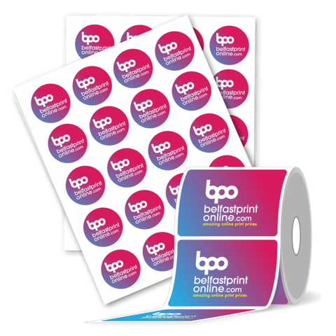 PAPER STICKER WITH PRINT